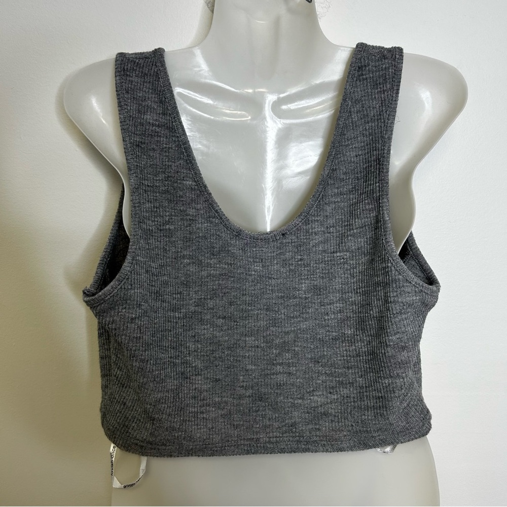 ◾️Lavish Alice Lounge Corset Style Ribbed Cropped Camisole Top - Picture 10 of 10